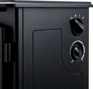 Adam Woodhouse Electric Stove In Black