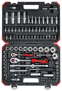 Socket Set 1/4"+1/2" Drive 94pcs