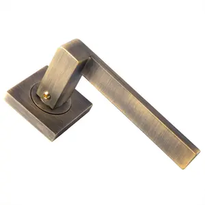 Serozzetta Latch Door Handle (Set of 2) Antique Brass