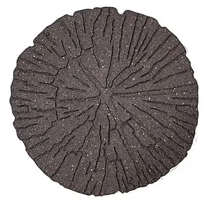 Earth brown Single size Cracked log Stepping stone 0.2m²