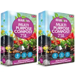 Hardys 150L All-Plant Multi-purpose Compost - Ideal for Young & Mature Plants, Potting and Growing Compost Soil, Loam Based