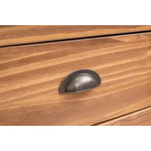 Tirolo 5 Drawer Chest of Drawers Brass Cup Handle