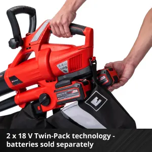 Einhell Cordless Leaf Blower Vacuum Vac 36V Brushless 45L Power X-Change GE-CL 36 Li E - Body Only