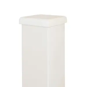 Paint Ready Square Stair Newel Post with Cap (H) 1500mm (W) 90mm (D) 90mm