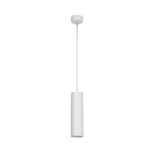 Lucide Gipsy Modern Slim Plaster Pendant Light 7cm - 1xGU10 - White