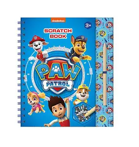 Totum Paw Patrol Scratch Book Childrens Arts & Crafts Creative Activity Dogs