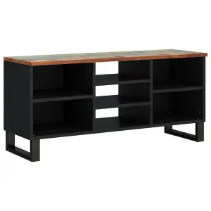 Berkfield TV Cabinet 100x33x46 cm Solid Wood Reclaimed&Engineered Wood