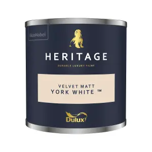 Dulux Heritage Velvet Matt - 125ml Tester Pot - York White