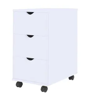 Berkfield Drawer Unit 45x33x60 cm White