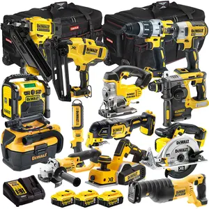 Dewalt 18V 14 Piece Power Tool Kit with 3 x 5.0Ah Battery & Charger T4TKIT-998