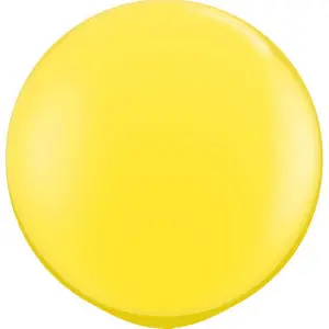 Qualatex 5 Inch Plain Latex Party Balloons (Pack Of 100) (48 Colours) Yellow (One Size)