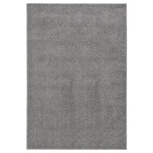 Rug Short Pile 160x230 cm Grey