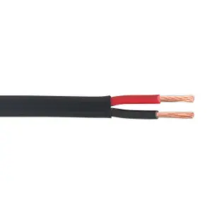 Sealey Automotive Cable Thick Wall Flat Twin 2 x 2mm² 28/0.30mm 30m Black