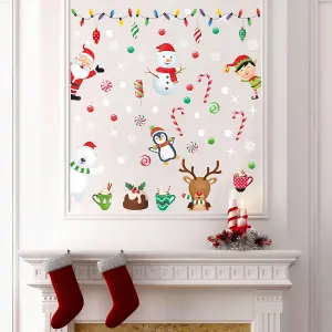 Xmas Friends Winterland Christmas Wall Stickers SetWall Art, DIY Art, Home Decorations, Decals