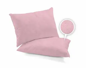 Flannelette Pair of Pillowcase 100%Brushed Cotton Thermal Pillow Cover 19 x 29''