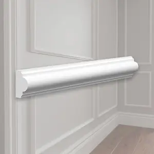 Wall Panels World Astragal MDF Wall Panel Moulding - 25mm x 15mm x 4200mm, Primed