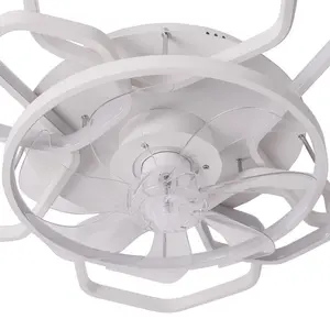 Briyon Ceiling Fan with LED Lights White