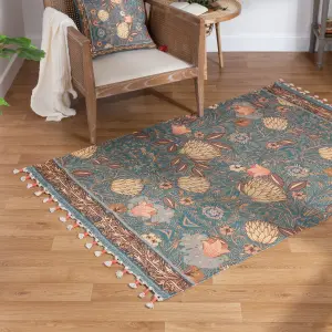 Wylder Nature Bolais Floral Tasselled Rug