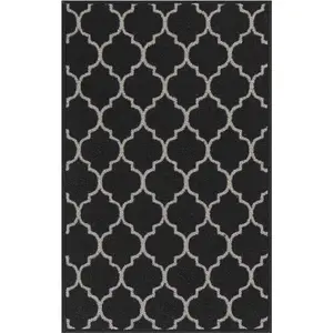 Dawson Door Mat Black / 40cm W x 60cm L