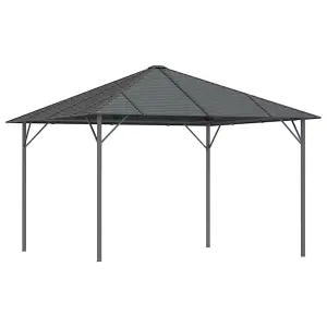 Berkfield Gazebo with Roof 3x3 m Anthracite