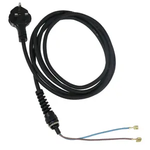 SPARES2GO 240v Cable Power Lead 3 Pin Plug Compatible with Belle Minimix 150 M16 Cement Mixer (3m)