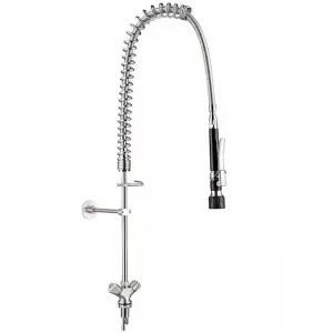 Hommix Turin 304 stainless Steel Commercial Restaurant Kitchen Pre-Rinse Spray Tap