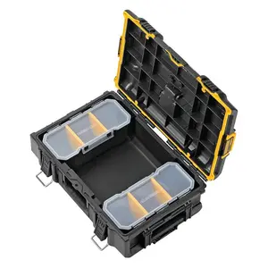 Dewalt Toughsystem 2.0 DS280 Tote Tool Box + Stackable Toolbox Organisers Case