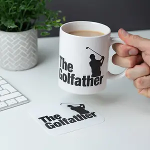 InGenious Golfather Mug and Coaster in Gift Box