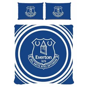 Everton FC Pulse Duvet Cover Set White/Royal Blue (Double)