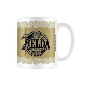 The Legend Of Zelda: Tears Of The Kingdom Logo Mug Brown/Black/White (One Size)