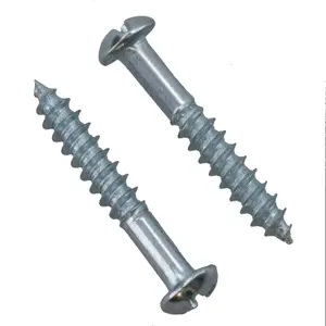 PH2 Dome Headed Phillips Wood Screws 4mm x 25mm Fastener Fixings 16pc