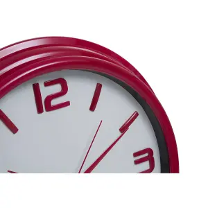 Maison by Premier Raspberry Plastic Wall Clock