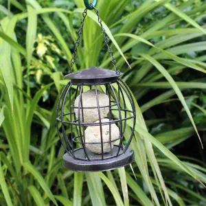 Set of 3 Wild Bird Hanging Lantern Feeders