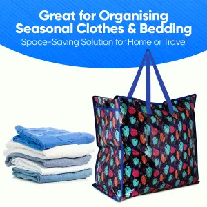 Woven Storage Laundry Bag - Assorted Designs