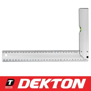 Dekton 12'' Aluminium Square Speed Square Measuring Tool Roofing Triangle Joiner