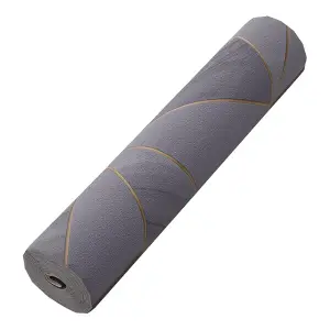 Dark Grey Morden Textured 3D Metallic Geometric Non Pasted Wallpaper Roll Wall Decor 950cm (L)