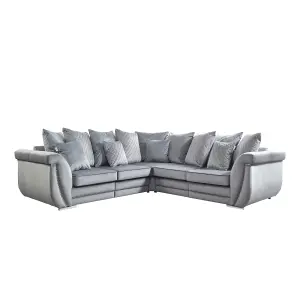 The Great British Sofa Company Hampton Corner 2&2 Seater Velvet Sofa