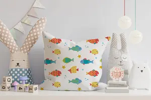 Swimming Fish Cushions 45cm x 45cm