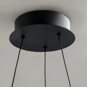 Luminosa Elegance LED Pendant Lamp 36W 2800Lm 3000K Black