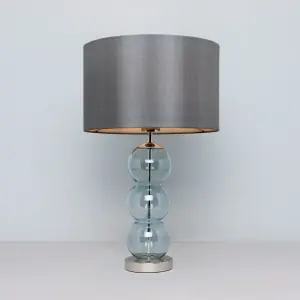 Inlight Remo Round Polished Chrome effect Table lamp