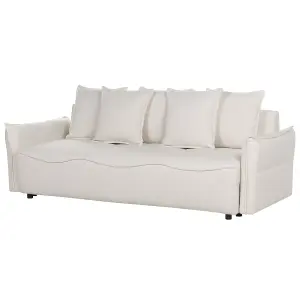 Beliani Modern Sofa Bed KRAMA Off-White