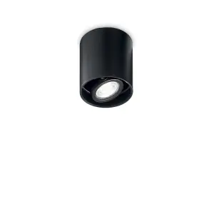 Luminosa Mood Indoor 1 Light Surface Mounted Ceiling Lamp Black, GU10