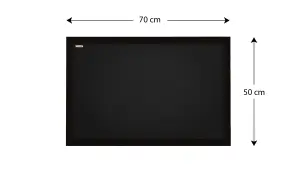 ALLboards Black chalkboard 70x50 cm cm wooden frame color black