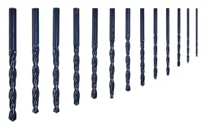 Amtech F1100 13 Piece high speed steel (HSS) drill set - large