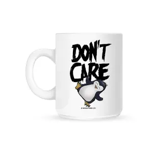 Psycho Penguin Dont Care Mug White (One Size)