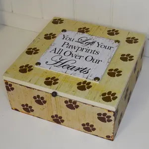 Waldman Handmade Wooden Memory Box