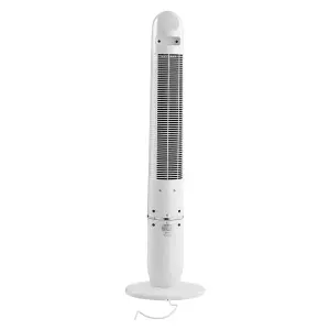 12H Timer Tower Fan with 3 Speed Touch Screen Oscillating Cooling Remote, 50W