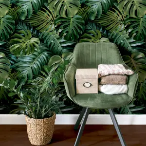 Arthouse Living Wall Green Wallpaper