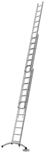 Hymer AluPro Black Line 'Smart Base' Combination Ladder - 3x12 Rung (8.02m)