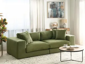 3 Seater Sofa Green GLORVIKA II